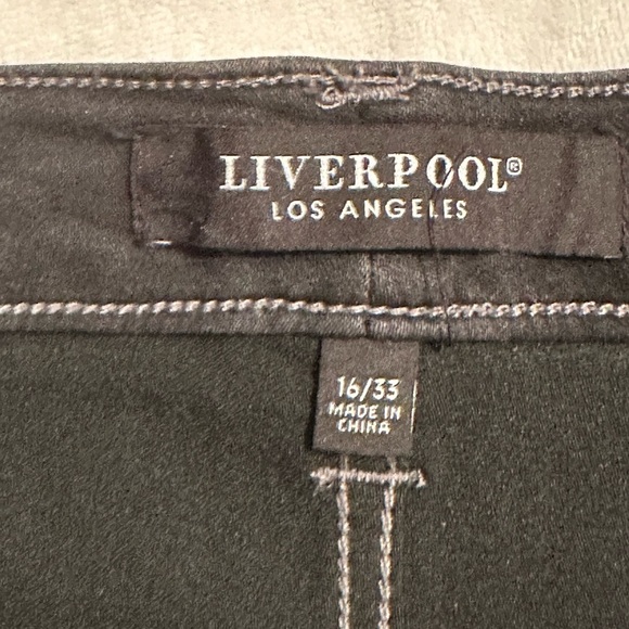 NWT Liverpool Los Ángeles High Rise Abby Skinny Silky Soft Jeans in Meteorite - Picture 14 of 15
